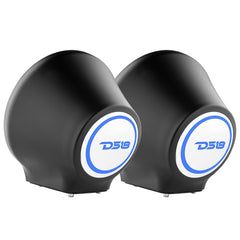8” Universal Flat Mount Kick Panel Speaker Pod – Jet Skis, Jeeps, Motorcycles – RGB LED Lights - DS18