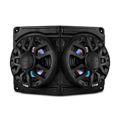 Universal Overhead Flat Mount Pod For Two 6.5” Speakers - Great for ATVs, UTVs, Golf Carts, Boats and more - DS18