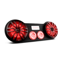 28" High Density ABS Universal Speakers Enclosure 2 X 8" and 2 x 3.78" Tweeters - DS18