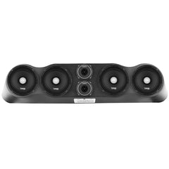 35" High Density ABS Universal Speakers Enclosure 4 X 6.5" and 2 x 3" Tweeters - Multi-Application Design for Cars, Trucks