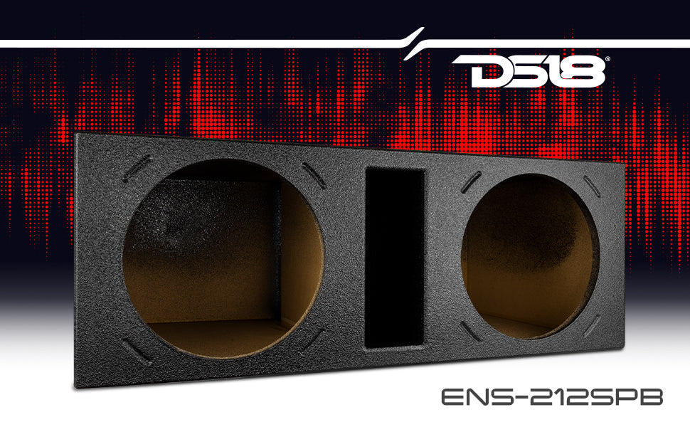 ENS-212SPB Ported Subwoofer Enclosure 2 X 12” - DS18