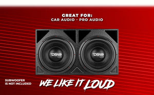 ENS-212TB Turbo Style Ported Subwoofer Enclosure 2 X 12” - DS18