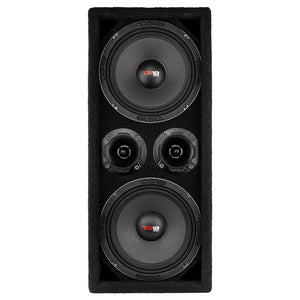 Dual 8" Loaded Ported Voceteo Box ( 2 x PRO-X8M and 2 x PRO-TWX2) - DS18