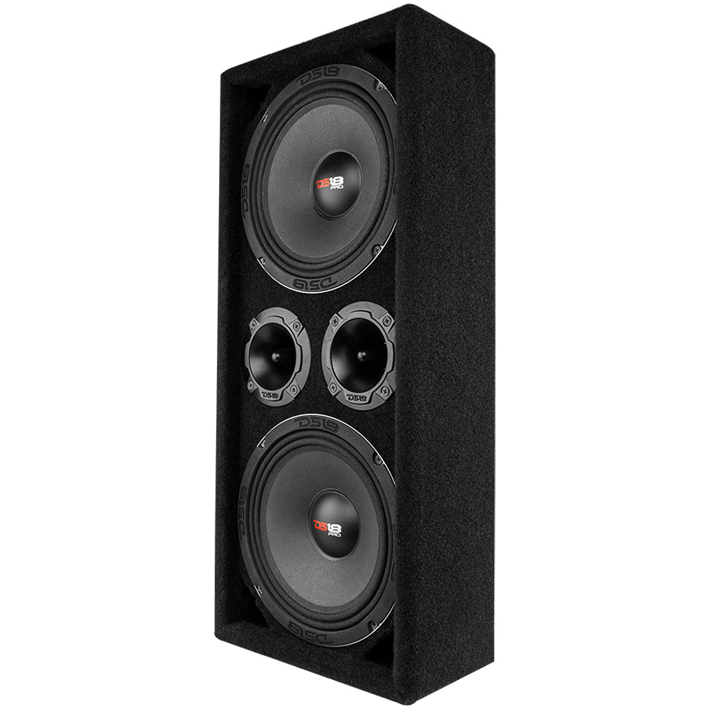 Dual 8" Loaded Ported Voceteo Box ( 2 x PRO-X8M and 2 x PRO-TWX2) - DS18