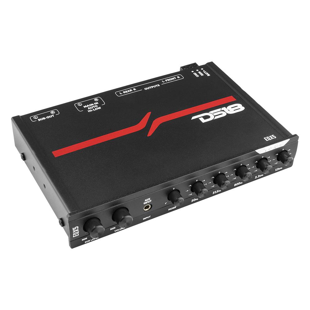 High Volt 5-Band Equalizer with High Level Input - DS18