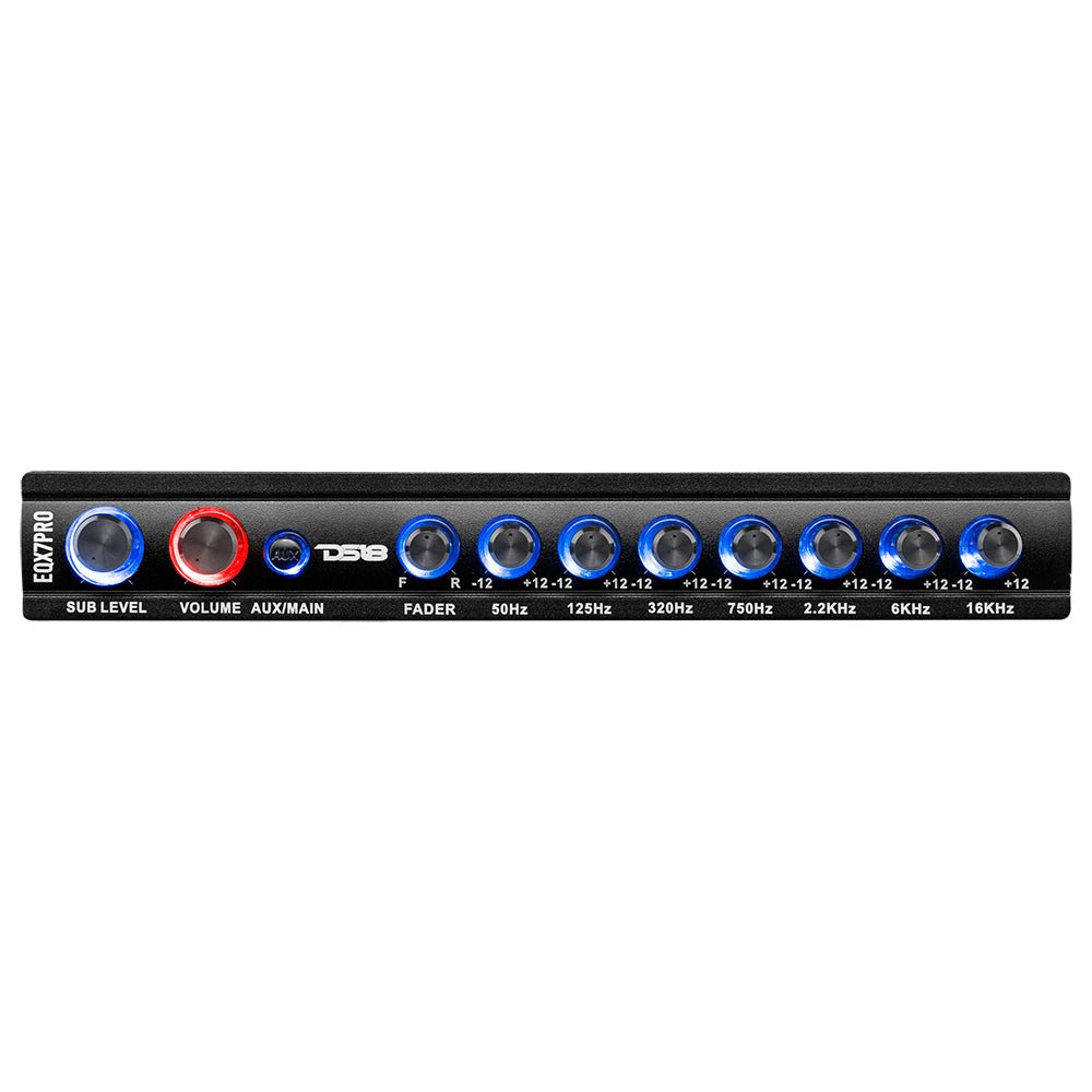 High Volt 7-Band Equalizer with High Level Input, Auto Turn On And High Volt LED Indicator - DS18