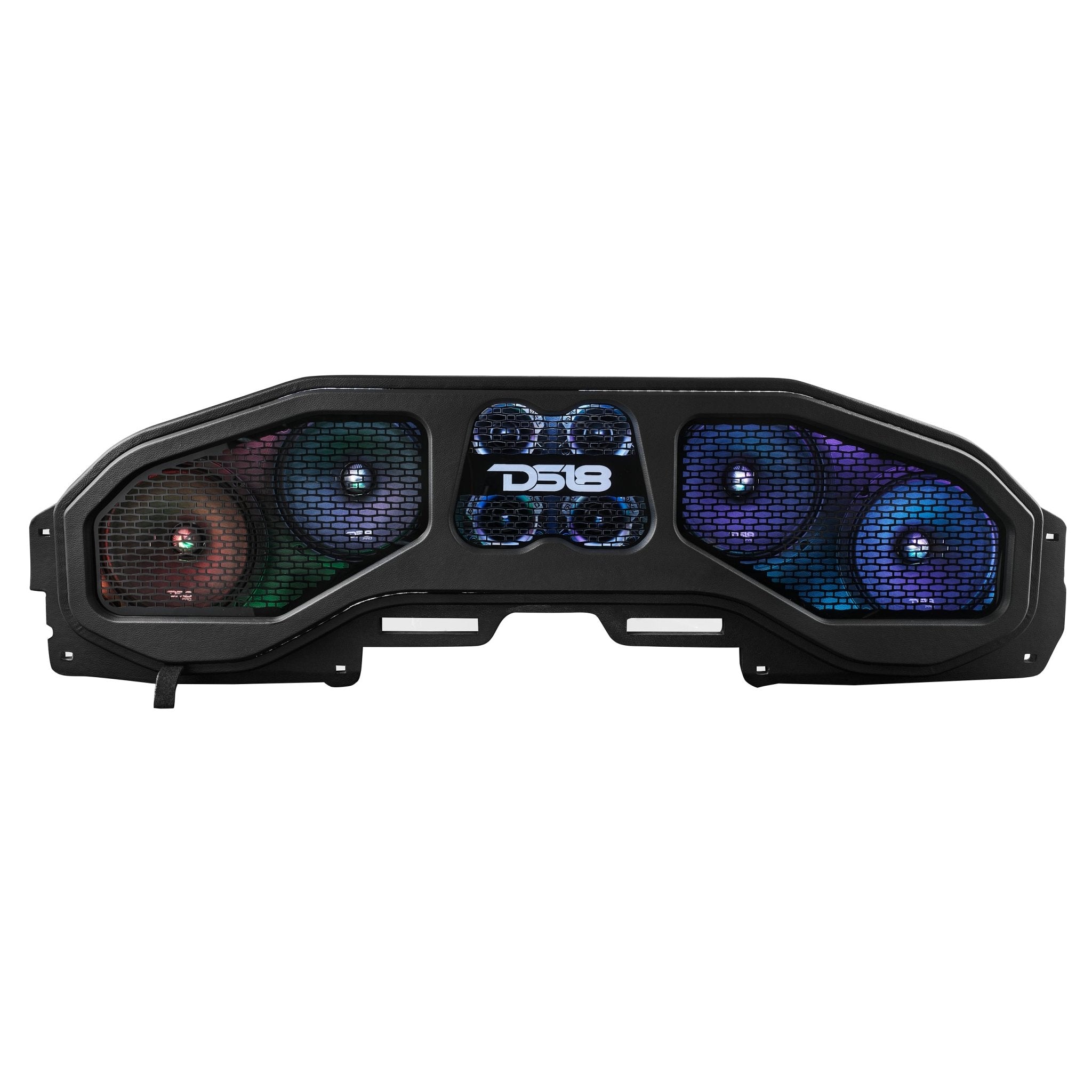 Jeep JL, JT Overhead Sound Bar Package With Vinyl Finish and Dream LED Lights 4 x 8" and 4 Tweeters (MADE IN USA) - DS18