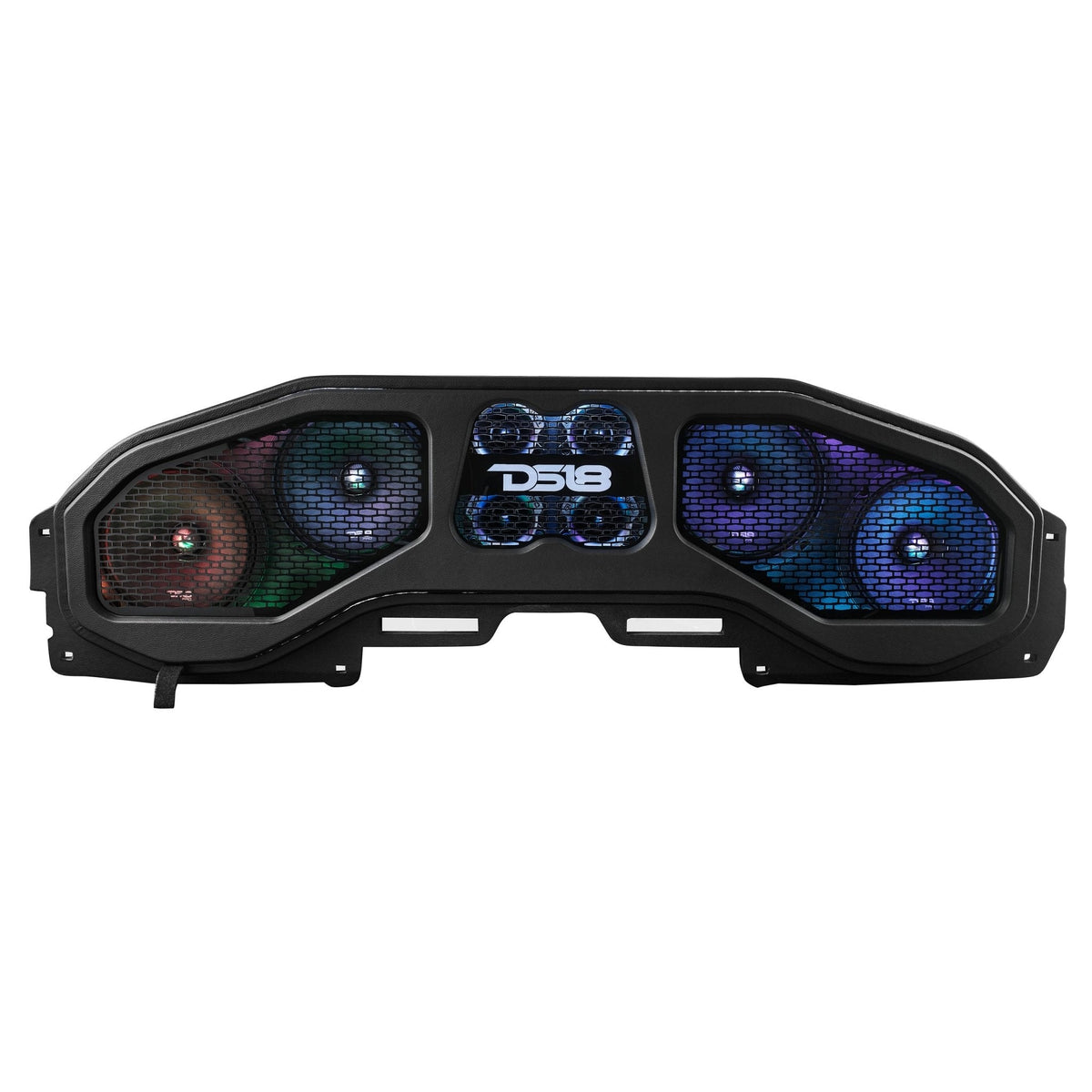 Jeep JL, JT Overhead Sound Bar Package With Vinyl Finish and Dream LED Lights 4 x 8" and 4 Tweeters (MADE IN USA) - DS18