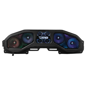 Jeep JL, JT Overhead Sound Bar Package With Vinyl Finish and Dream LED Lights 4 x 8" and 4 Tweeters (MADE IN USA) - DS18