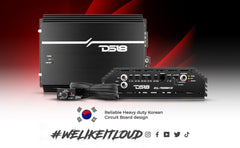 EXL 1-Channel Class D Amplifier 2000 Watts Rms @ 1-Ohm Made In Korea - DS18