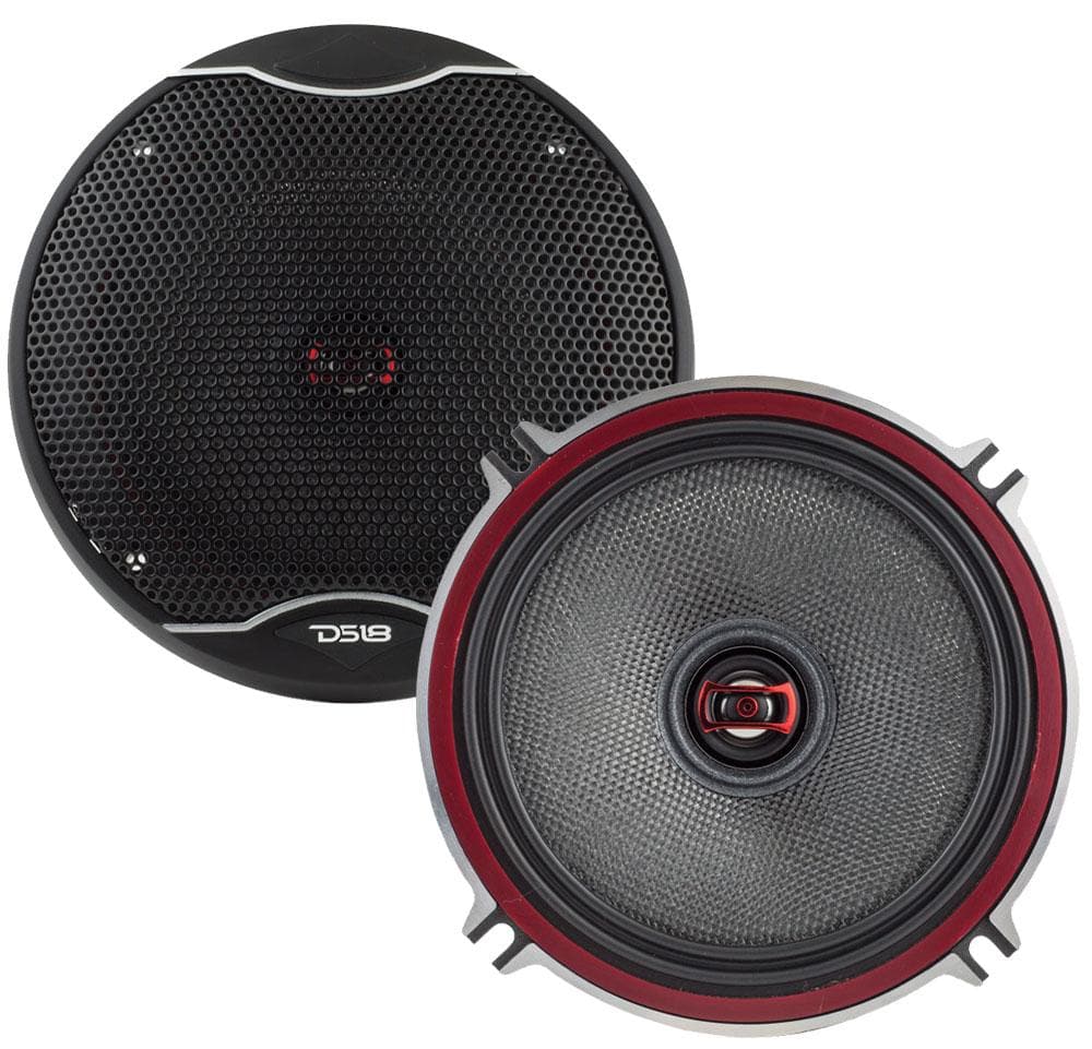 EXL 5.25" 2-Way Coaxial Speaker with Fiber Glass Cone | 80W RMS 3-Ohm - DS18
