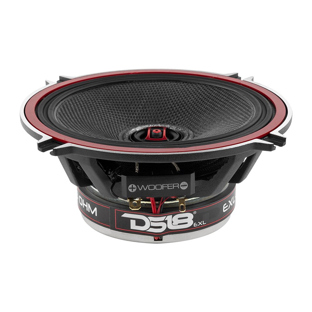 EXL 5.25" 2-Way Coaxial Speaker with Fiber Glass Cone | 80W RMS 3-Ohm - DS18