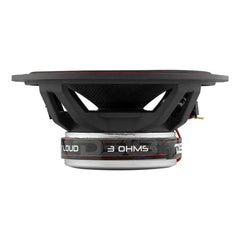 EXL 6.5" 2-Way Coaxial Speaker with Fiber Glass Cone | 120W RMS 3-Ohm - DS18