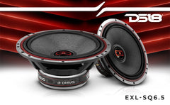 EXL 6.5" 2-Way Coaxial Speaker with Fiber Glass Cone | 120W RMS 3-Ohm - DS18