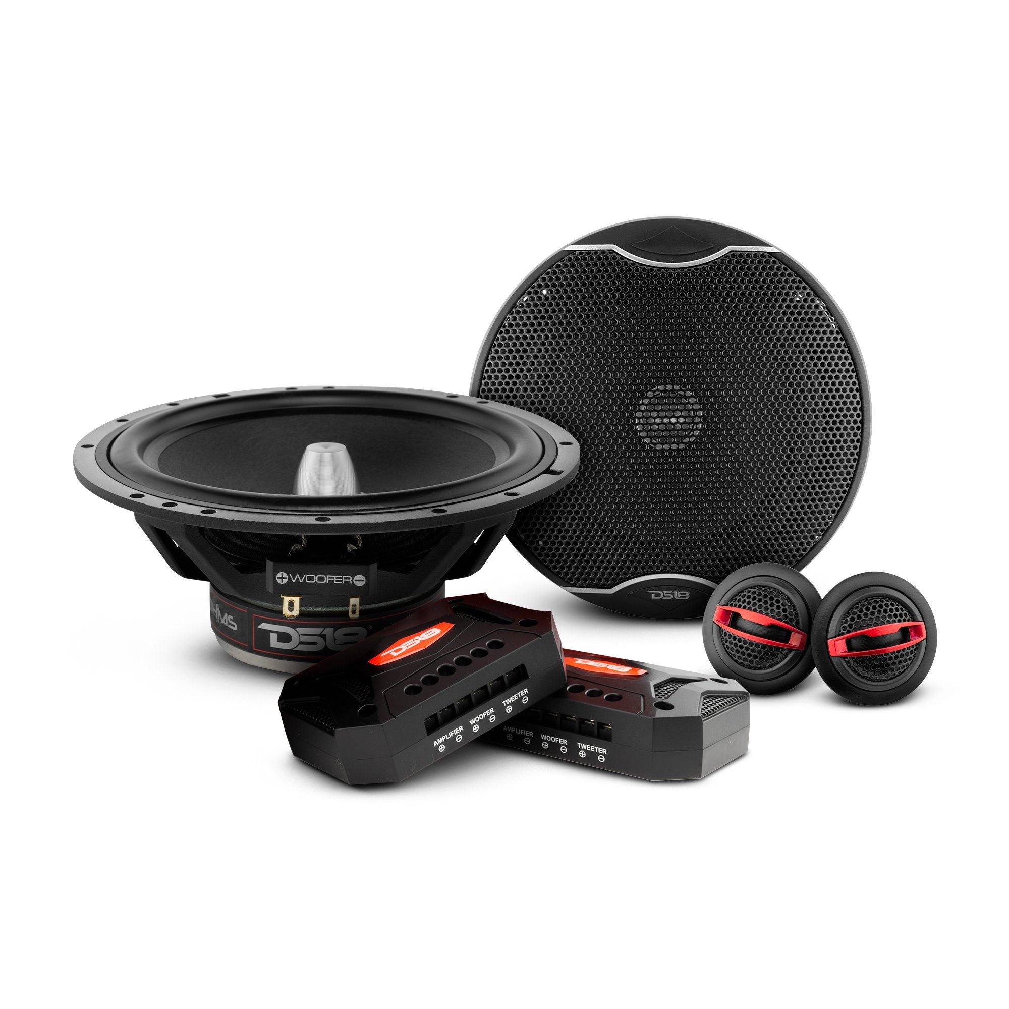 EXL 6.5" 2-Way Component Speaker System 400 Watts 4-Ohms (Pair) - DS18