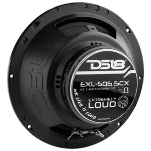 EXL 6.5" 2-Way Component Speaker System | 150W RMS 4-Ohm - DS18