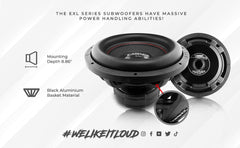 EXL XX 15" High Excursion Subwoofer 2000 Watts Rms DVC 2-Ohm - DS18