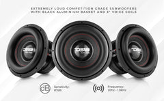 EXL XX 12" High Excursion Subwoofer 2000 Watts Rms DVC 4-Ohm - DS18