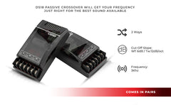 EXL 6.5" 2-Way Component Speaker System | 150W RMS 4-Ohm - DS18