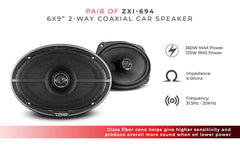 DS18 2015-2020 Ford F-150 Crew and Super Cab Good Upgrade/Replacement Package 1600 Watts - DS18
