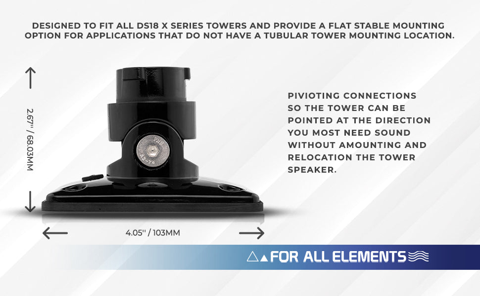 Flat Mount Bracket for NXL-X and CF-X Towers - DS18