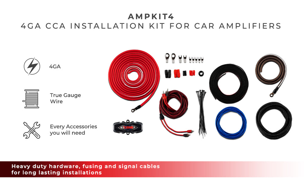 DS18 2015-2020 Ford F-150 Crew and Super Cab Front and Back Doors Speaker Better Upgrade/Replacement Package 1800 Watts
