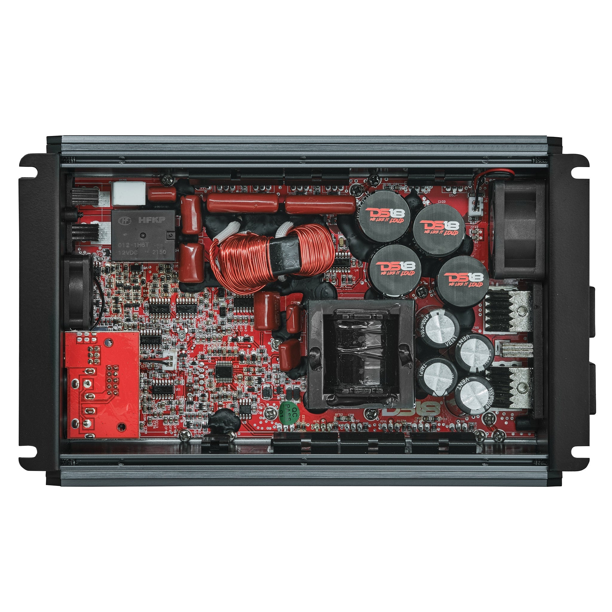 Loaded 4 x 8" Subwoofer Enclosure for Chevy/GMC Crew Cabs (2007-2026) and Ford F-150/Super Duty Crew Cabs (2009-2026) - DS18