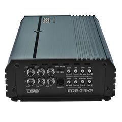 FRP Compact Full-Range Class D 5-Channel Amplifier – 250W x 4 + 1,200W Subwoofer Output - DS18