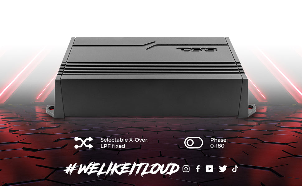 GEN-X Class D 1-Channel Amplifier | 600W RMS @ 1-Ohm - DS18
