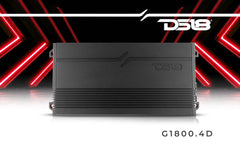 GEN-X Full-Range Class D 4-Channel Amplifier | 4 x 150W RMS @ 4-Ohm - DS18