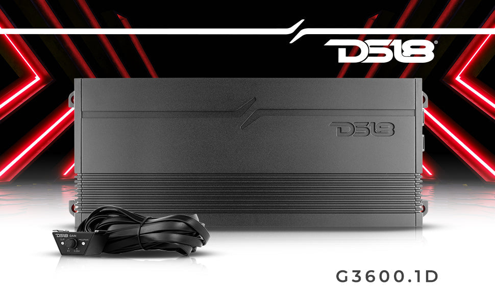 GEN-X Class D 1-Channel Amplifier | 1200W RMS @ 1-Ohm - DS18