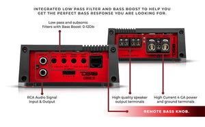 GEN-X Class D 1-Channel Amplifier | 1200W RMS @ 1-Ohm - DS18