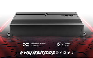 GEN-X Class D 1-Channel Amplifier | 1200W RMS @ 1-Ohm - DS18