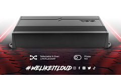 GEN-X Full-Range Class D 4-Channel Amplifier | 4 x 300W RMS @ 4-Ohm - DS18