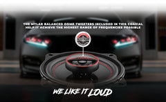 GEN-X 4" 2-Way Coaxial Speakers 40 Watts Rms 4-Ohm - DS18