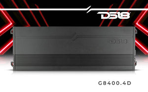 GEN-X Full-Range Class D 4-Channel Amplifier | 4 x 700W RMS @ 4-Ohm - DS18