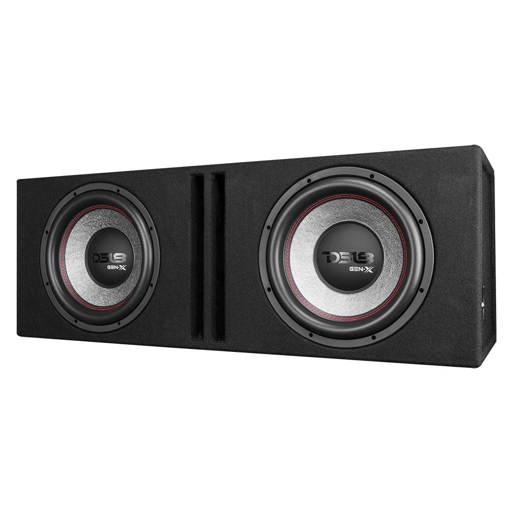 Dual 12" Loaded Subwoofer Ported Enclosure With GEN-X124D 900 Watts RMS - DS18