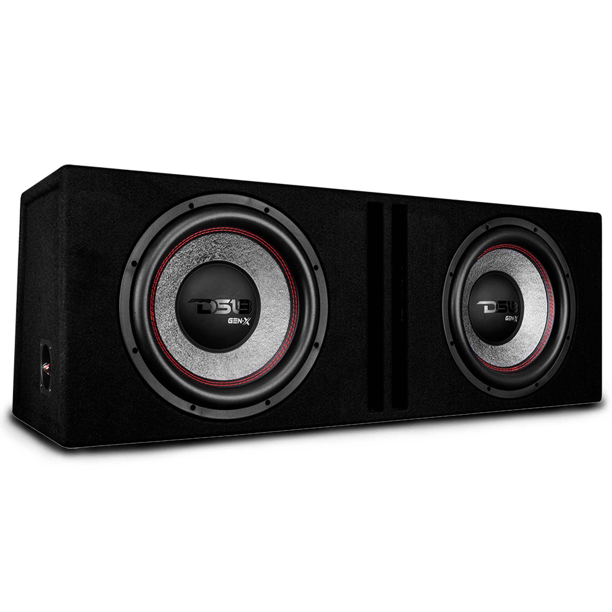 Dual 12" Loaded Subwoofer Ported Enclosure With GEN-X124D 900 Watts RMS - DS18