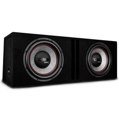 Dual 12" Loaded Subwoofer Ported Enclosure With GEN-X124D 900 Watts RMS - DS18