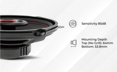 DS18 GEN-X5.7 5x7" 3-Way Coaxial Car Speaker 165 Watts 4-Ohm - DS18