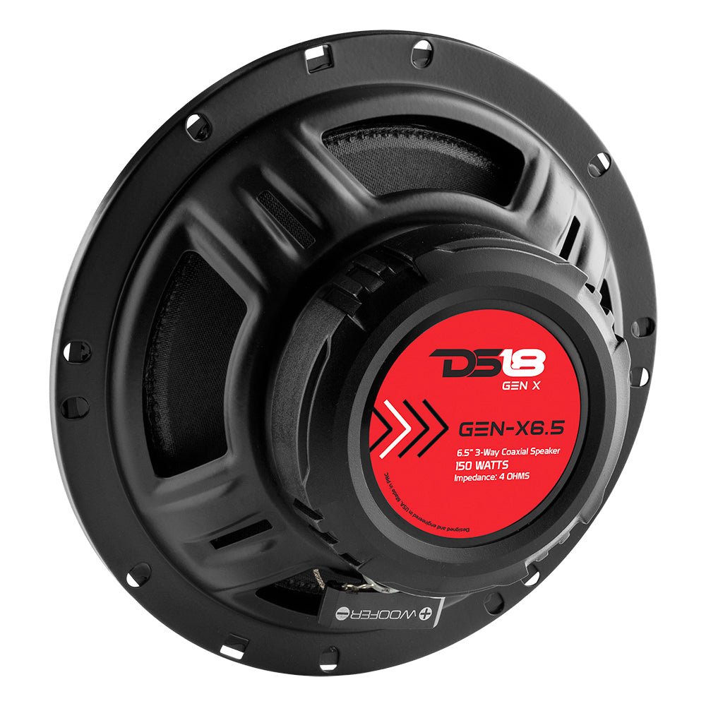 DS18 GEN-X6.5 6.5" 3-Way Coaxial Car Speaker 150 Watts 4-Ohm - DS18
