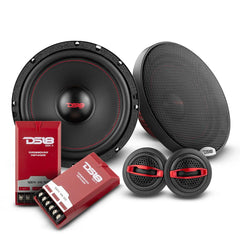 DS18 GEN-X6.5C 6.5" 2-Way Component Speaker Car Speaker 150 Watts 4-Ohm - DS18