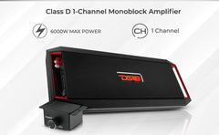 DS18 GEN-X6000.1D Class D 1-Channel Monoblock Amplifier 6000 Watts - DS18