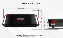 DS18 GEN-X6000.1D Class D 1-Channel Monoblock Amplifier 6000 Watts - DS18