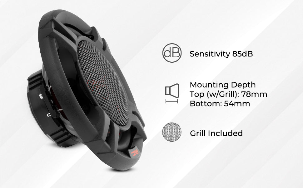 DS18 GEN-X6.5 6.5" 3-Way Coaxial Car Speaker 150 Watts 4-Ohm - DS18