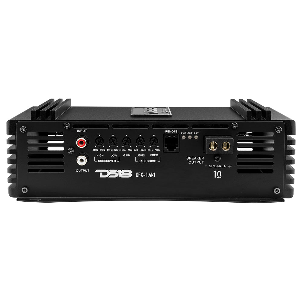 PRO 1-Channel Full-Range Class D Amplifier 1400 Watts Rms @ 1-Ohm - DS18