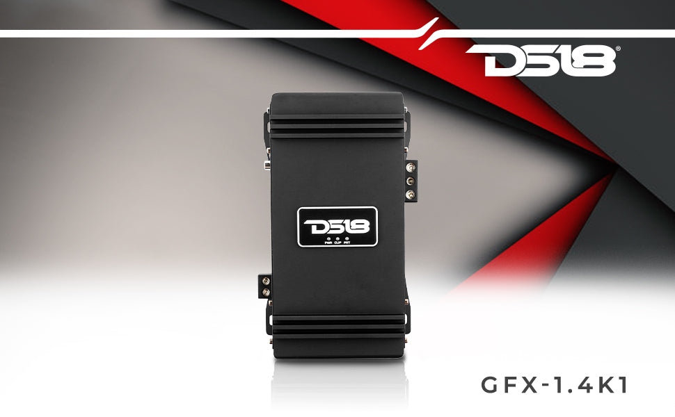 PRO 1-Channel Full-Range Class D Amplifier 1400 Watts Rms @ 1-Ohm - DS18