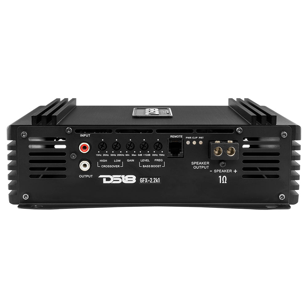 PRO 1-Channel Full-Range Class D Amplifier 2200 Watts Rms @ 1-Ohm - DS18