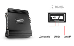 PRO 1-Channel Full-Range Class D Amplifier 3000 Watts Rms @ 1-Ohm - DS18