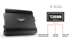 PRO 1-Channel Full-Range Class D Amplifier 5000 Watts Rms @ 1-Ohm - DS18